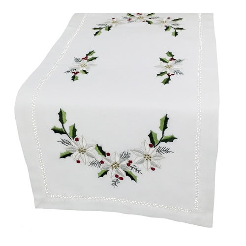 Xia Home Fashions Maple Wreath Fall Table Runner 13 by 72 Xia Home Fashions Maple Wreath Fall Table Runner 13 by 72